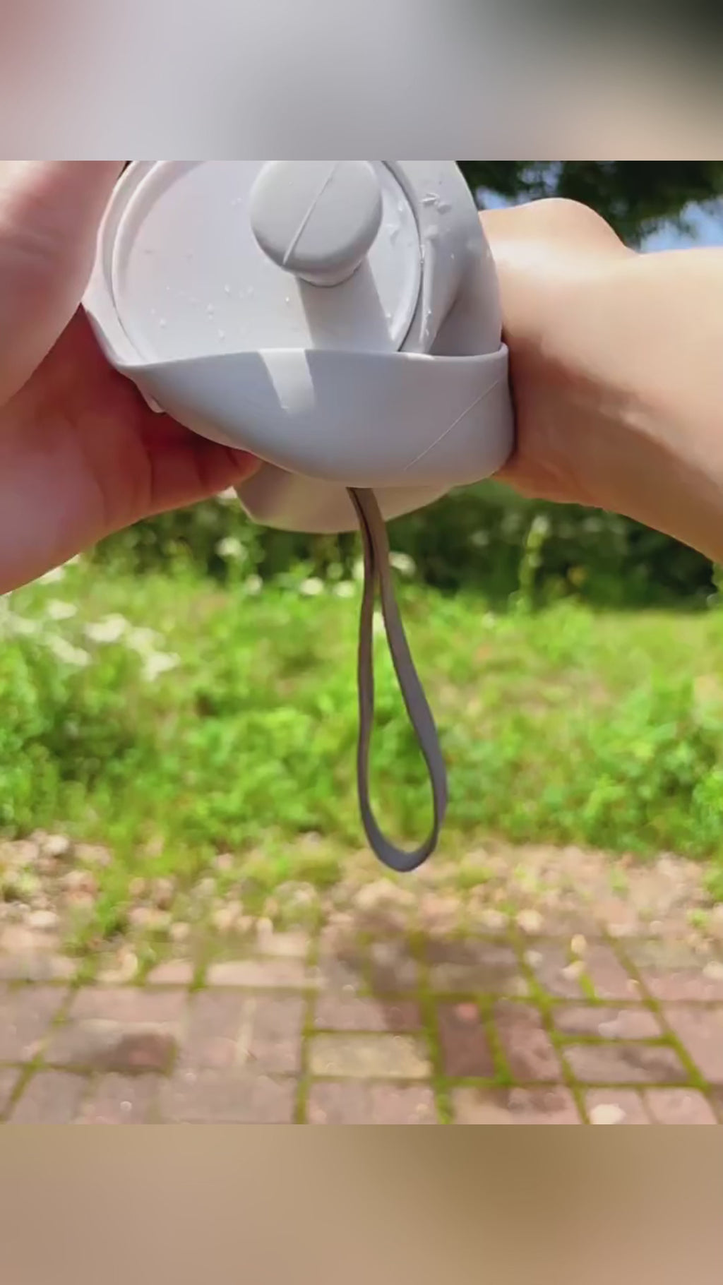 Pet Water Bottle with Foldable Drinking Bowl – Portable Pet Travel Bottle